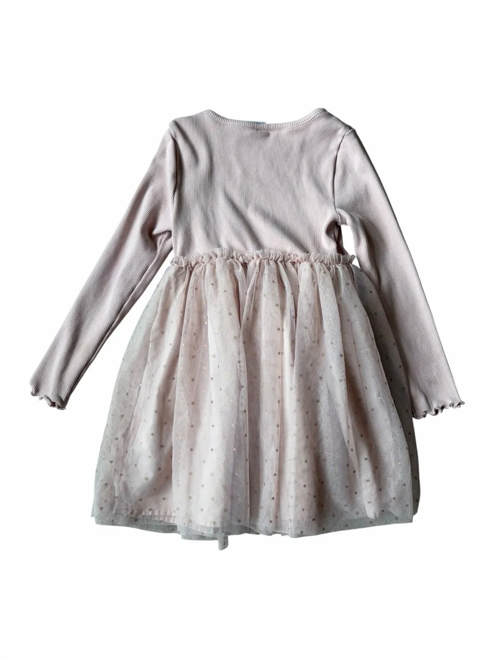 GAP Long Sleeve Blush Pink Tulle Dress 4T Girls